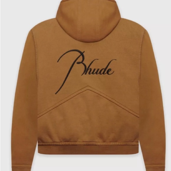 Rhude Script Logo Pill Zip Hoodie - Picture 2 of 2